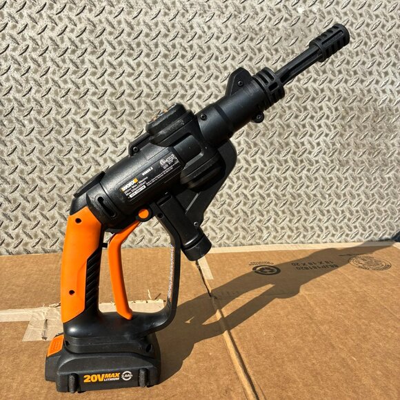 WORX WG629.2 20V Cordless Hydroshot Portable Power Cleaner W/ BATTERY & CHARGER - Picture 7 of 15